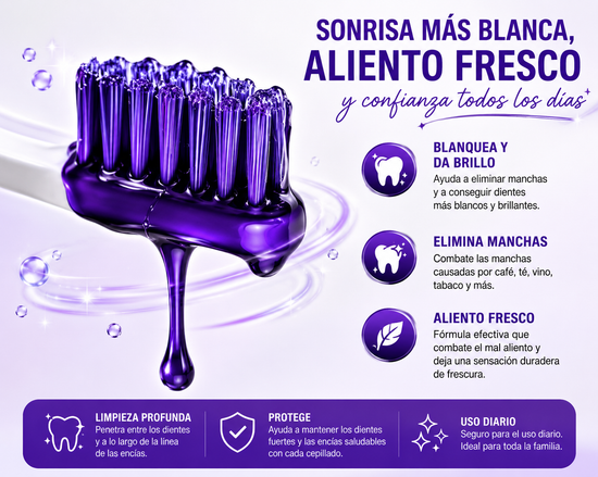 Blanqueador Dental PURPLE WHITENING