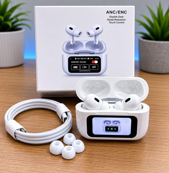 AIRPODS 2DA GENERACION CON PANTALLA TACTIL ELIMINACION DE RUIDO