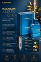ALHARAMIN ACQUA DUBAI COFRE +2 PERFUMEROS RECARGABLES